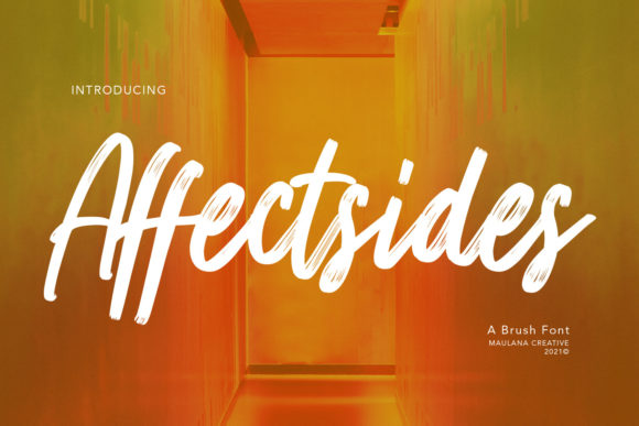 Affectsides Font for Fashion Branding & Editorial Design