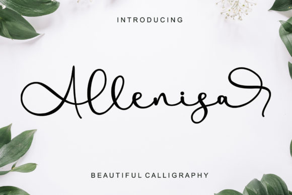 Allenisa: A Refined Script Font for Elegant Brand Identity