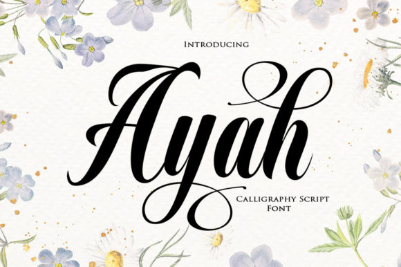 Ayah: Elegant Script Handwritten Font for Modern Design