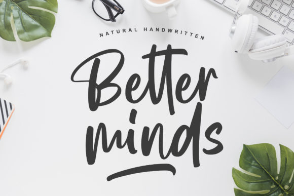 Better Minds Script Font for Whimsical Branding