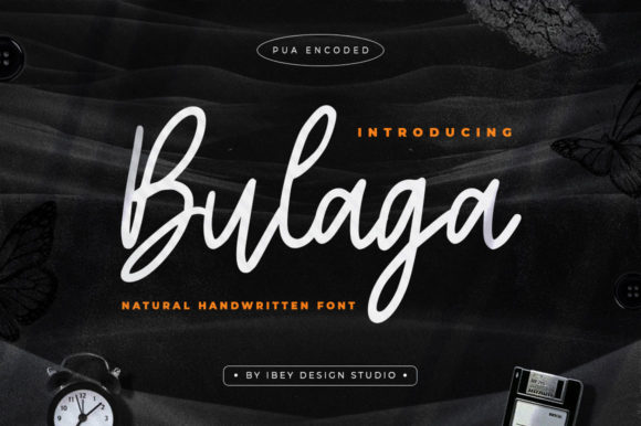 Bulaga Script Font for Handmade Makers