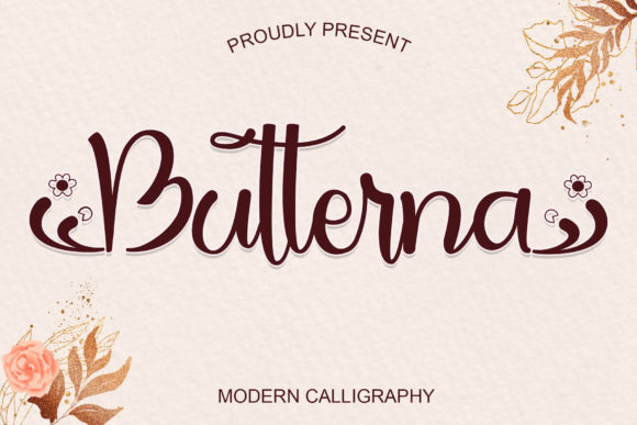 Butterna Script Font for Polished Branding