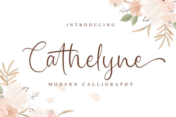 Cathelyne: A Refined Script Font for Elegant Editorial Design
