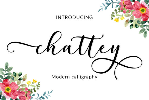Chattey: A Refined Script Handwritten Font for Digital Branding