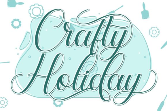 Crafty Holiday Font for Elegant Campaign Design