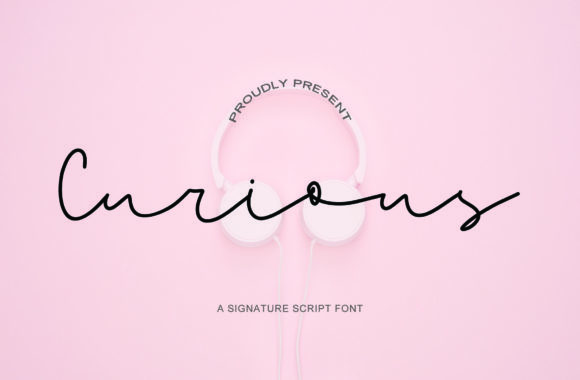 Curious: An Elegant Script Font for Branding Projects