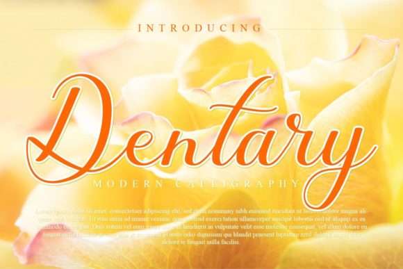 Dentary Script Font for Handwritten Brand Charm
