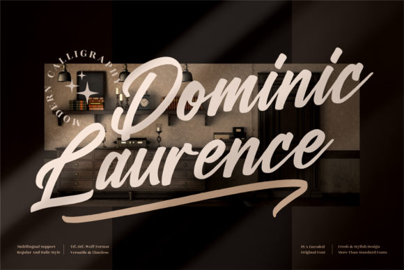 Dominic Laurence Script Font for Elegant Branding