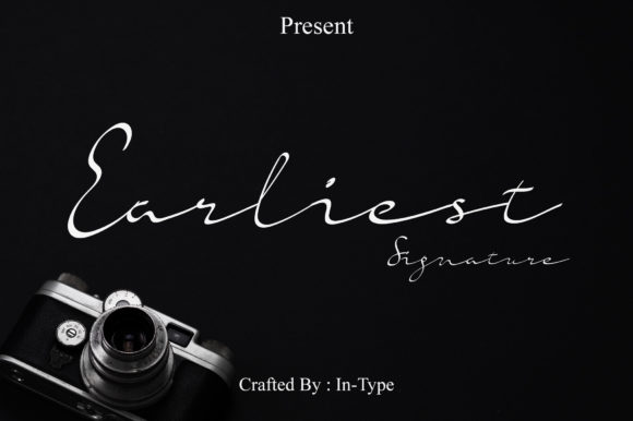 Earliest Signature Font for Handmade Branding & Printables