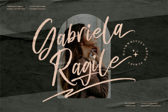 Gabriela Ragile Script Font for Elegant Brand Identity