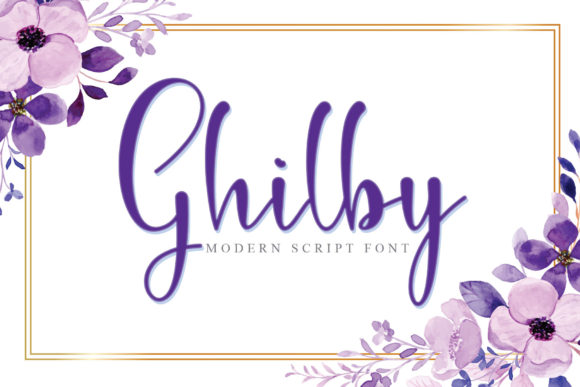 Ghilby: An Elegant Script Handwritten Font for Makers