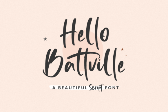 Hello Battville: A Friendly Script Handwritten Font for Small Business Branding