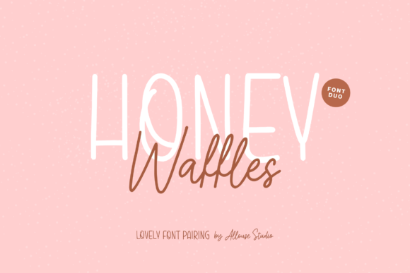 Honey Waffles Duo: A Script Handwritten Font Pair That Converts