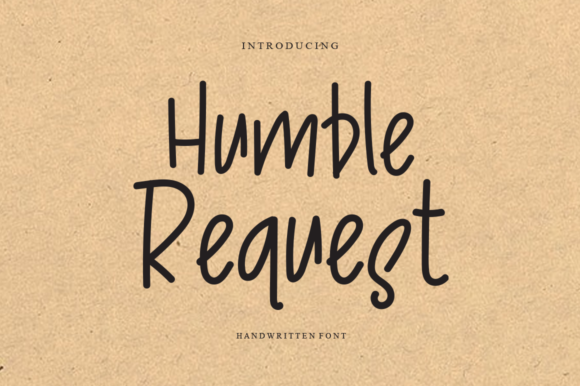 Humble Rquest Script Font for Whimsical Branding
