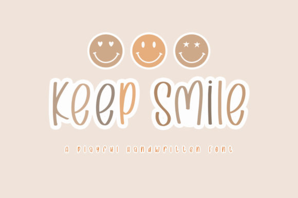 Keep Smile Script Font for Playful Brand Identity