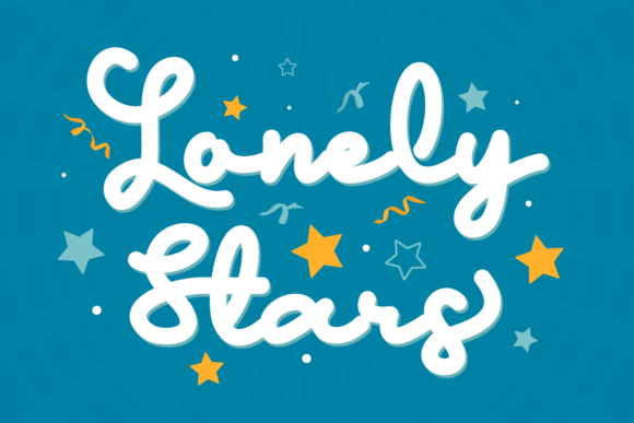 Lonely Star: A Sweet, Flowing Script Font for Thoughtful Design