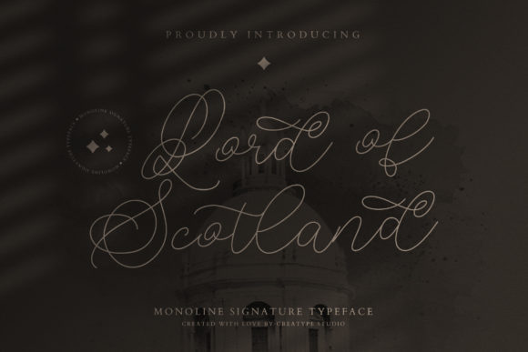Lord of Scotland: A Script Handwritten Font for Elegant Editorial Moments