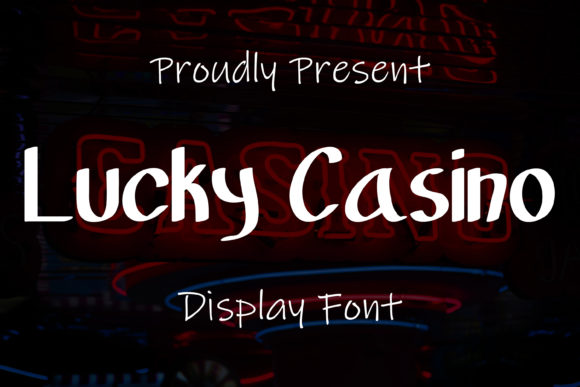 Lucky Casino Script Font for Editorial Warmth