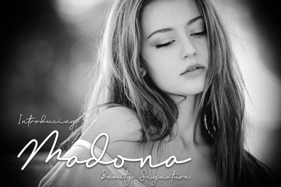 Madona: Elegant Script Handwritten Font for Designers