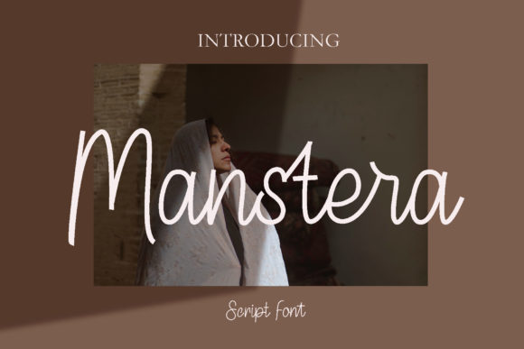 Manstera: A Delicate Script Font for Thoughtful Editorial Design