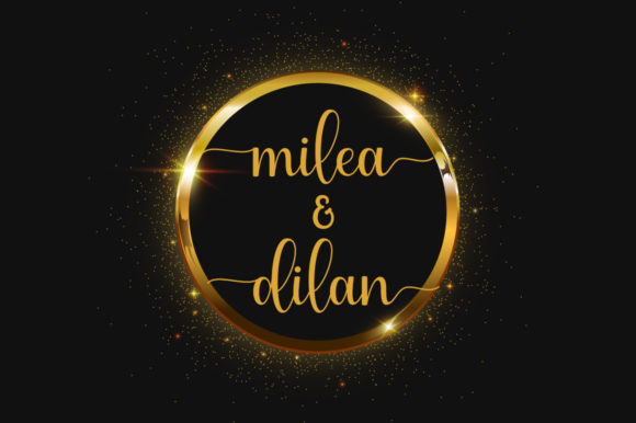 Milea Dilan Script Font for Elegant Brand Identity