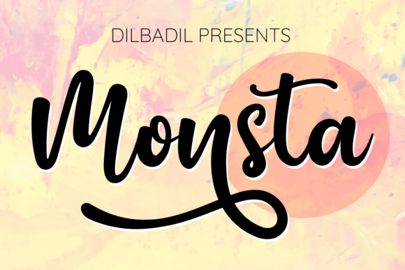 Monsta: A Refined Script Handwritten Font for Editorial Elegance