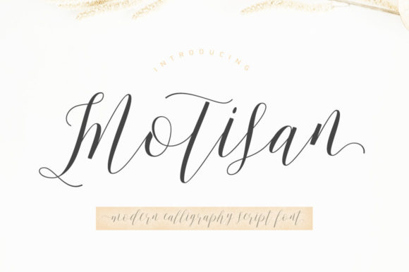 Motisan: A Classy Script Font for Modern Branding
