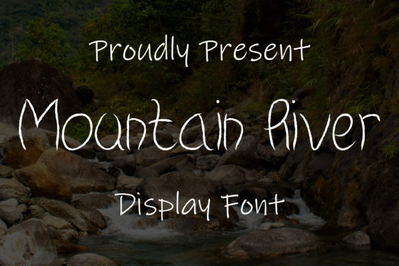 Mountain River Font for Modern Web Design