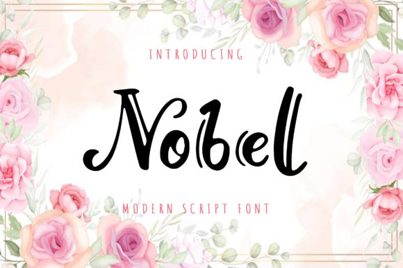 Nobel Script Font for Elegant Digital Branding