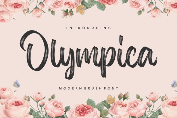 Olympica: A Cursive Script Font for Elegant Branding