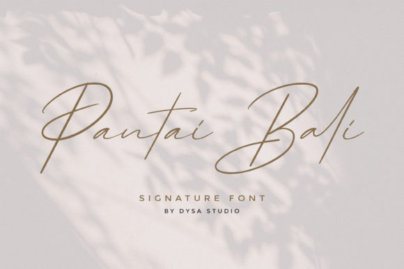 Pantai Bali Script Font for Modern Digital Branding