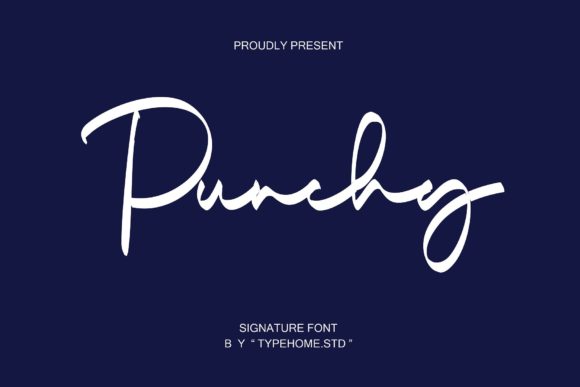 Punchy: A Trendy Script Handwritten Font for Modern Editorial Design