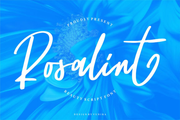 Rosalint: A Whimsical Script Handwritten Font for Real Design Work