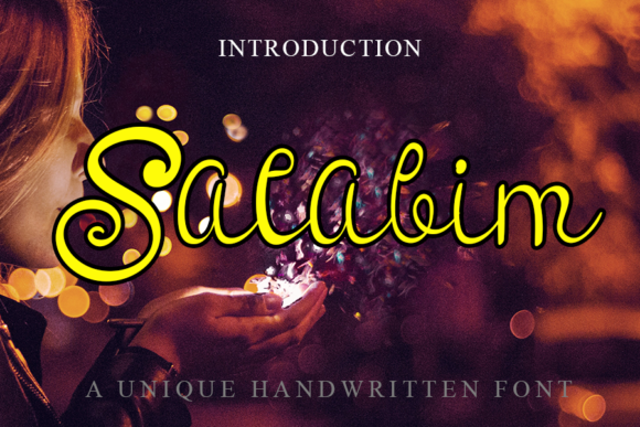 Salabim: A Chic Script Font for Thoughtful Editorial Design