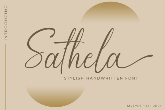 Sathela Script Font for Elegant Branding