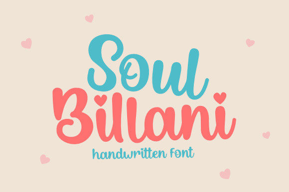 Soul Billani Script Font for Elegant Handmade Brands