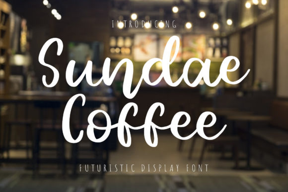 Sundae Coffee Script Font for Handmade Branding