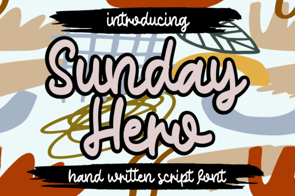 Sunday Hero Script Font for Digital Design