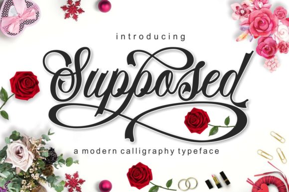 Supposed Script Font for Luxury Branding
