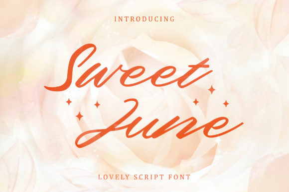 Sweet June Script Font for Luxurious Editorial Design