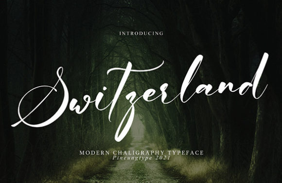 Switzerland Script Font for Elegant Digital Branding