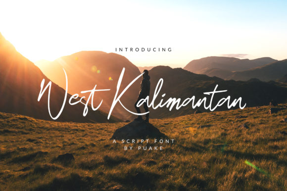 West Kalimantan Script Font for Elegant Digital Branding